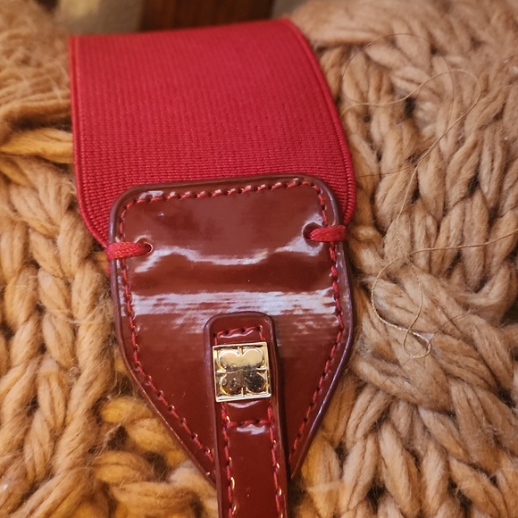 vintage red elastic belt - Picture 4 of 4